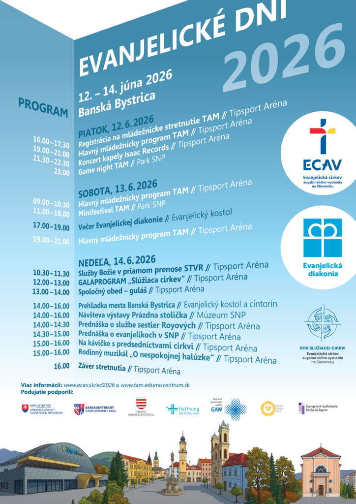 Plagát Evanjelické dni 2026